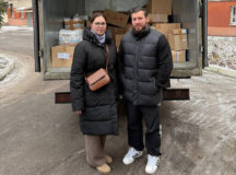 Более двух тонн гуманитарного груза передал епархиальный отдел по делам молодежи в Главный военный клинический госпиталь