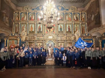 Председатель Синодального отдела по делам молодежи принял участие во встрече Вифлеемского огня на Крутицком Патриаршем подворье