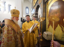 Святейший Патриарх Кирилл совершил освящение храма святителя Николая Чудотворца в Щукине