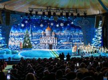 Святейший Патриарх Кирилл посетил Рождественскую елку в Храме Христа Спасителя