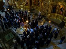 Митрополит Звенигородский Арсений совершил чтение покаянного канона преподобного Андрея Критского в храме равноапостольных Мефодия и Кирилла в Ростокине