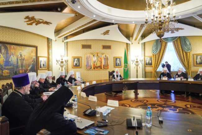 Святейший Патриарх Кирилл возглавил работу Высшего Церковного Совета