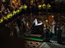 В понедельник первой седмицы Великого поста Святейший Патриарх Кирилл совершил повечерие с чтением Великого канона прп. Андрея Критского в Храме Христа Спасителя