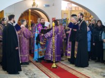Архиерейское богослужение состоялось в храме Торжества Православия в Алтуфьеве