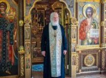 В день памяти святителя Николая Чудотворца Святейший Патриарх Кирилл молился за Литургией в Александро-Невском скиту близ Переделкина