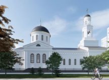 Изображение: проект храма великомученика Георгия Победоносца в Марьине, пресс-служба ФХУ