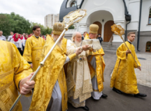 Святейший Патриарх Кирилл совершил освящение столичного храма пророка Даниила на Кантемировской