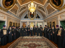 Святейший Патриарх Кирилл вручил церковные ордена архиереям, духовенству и игумениям ставропигиальных монастырей
